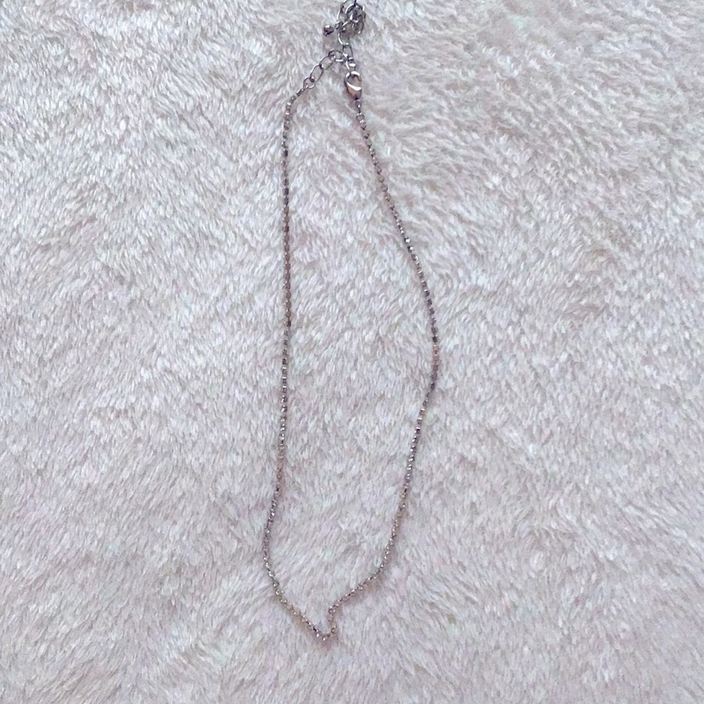 Silver Jeweled Necklace